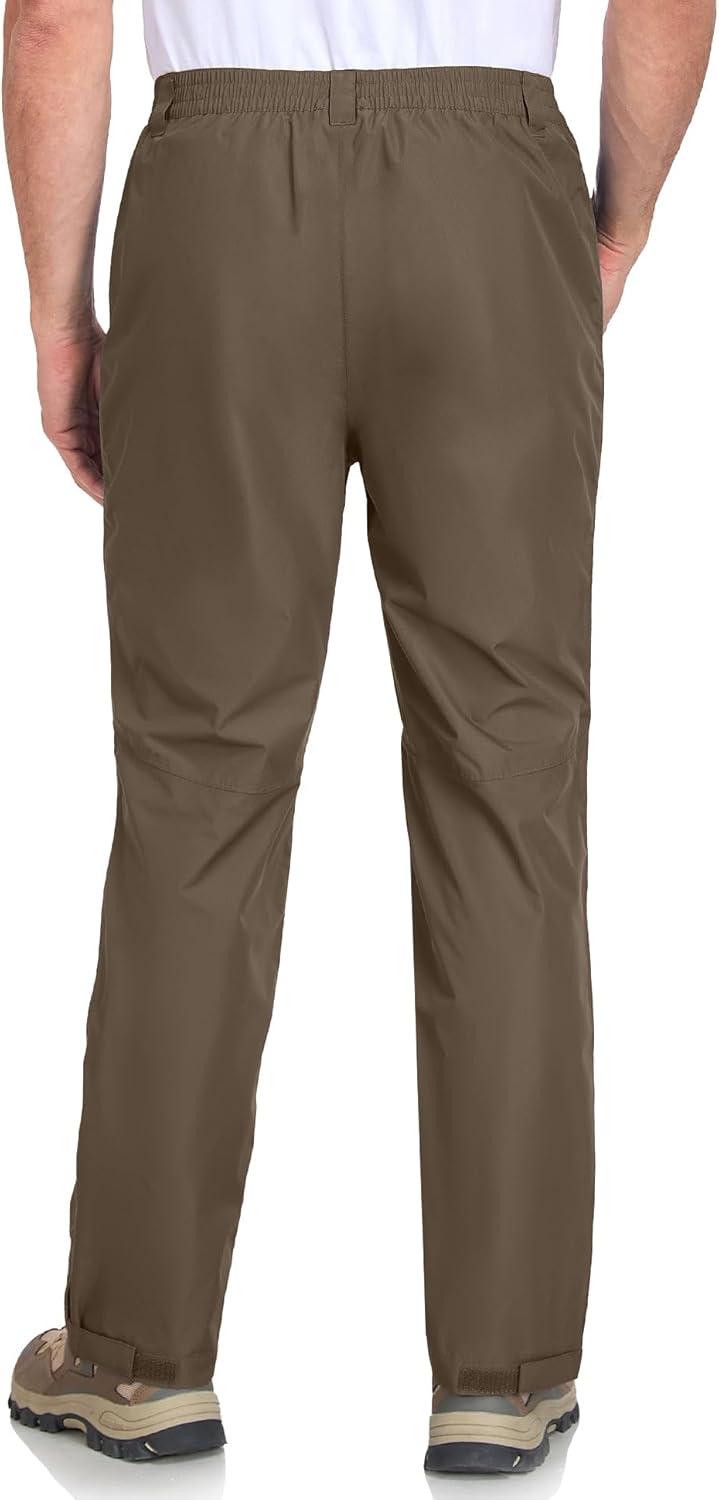 imageLittle Donkey Andy Mens Hiking Pants Lightweight Windproof Outdoor Rain Waterproof Fishing Golf Pants for MenCoffee Liqueur