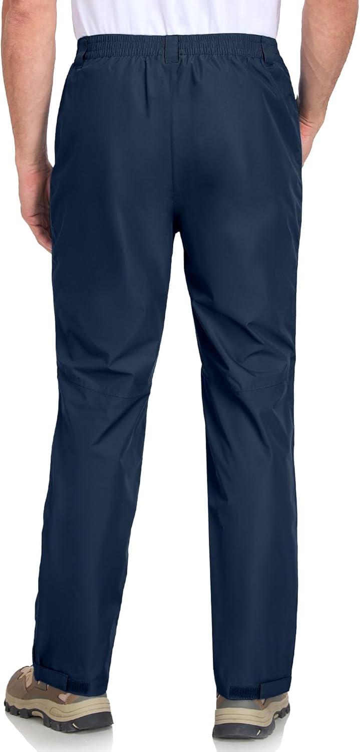 imageLittle Donkey Andy Mens Hiking Pants Lightweight Windproof Outdoor Rain Waterproof Fishing Golf Pants for MenPageant Blue
