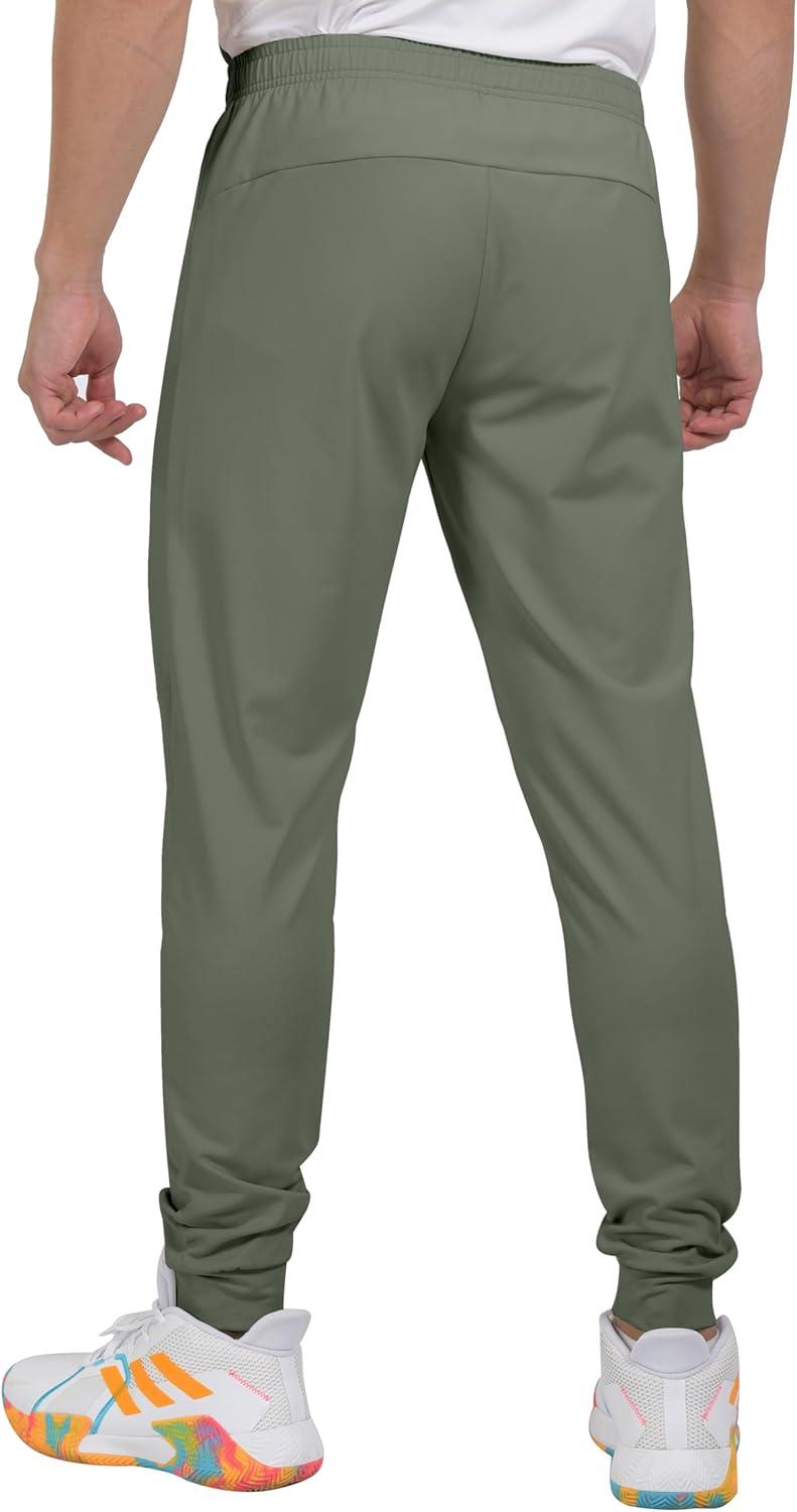 imageLittle Donkey Andy Mens Lightweight Tapered Joggers QuickDry Stretch Athletic Track Pants for Running Gym and Training6sage