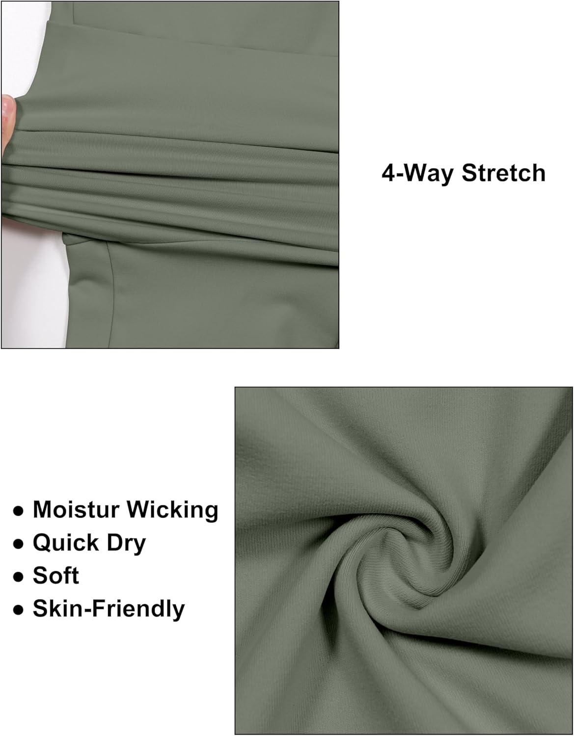 imageLittle Donkey Andy Mens Lightweight Tapered Joggers QuickDry Stretch Athletic Track Pants for Running Gym and Training6sage