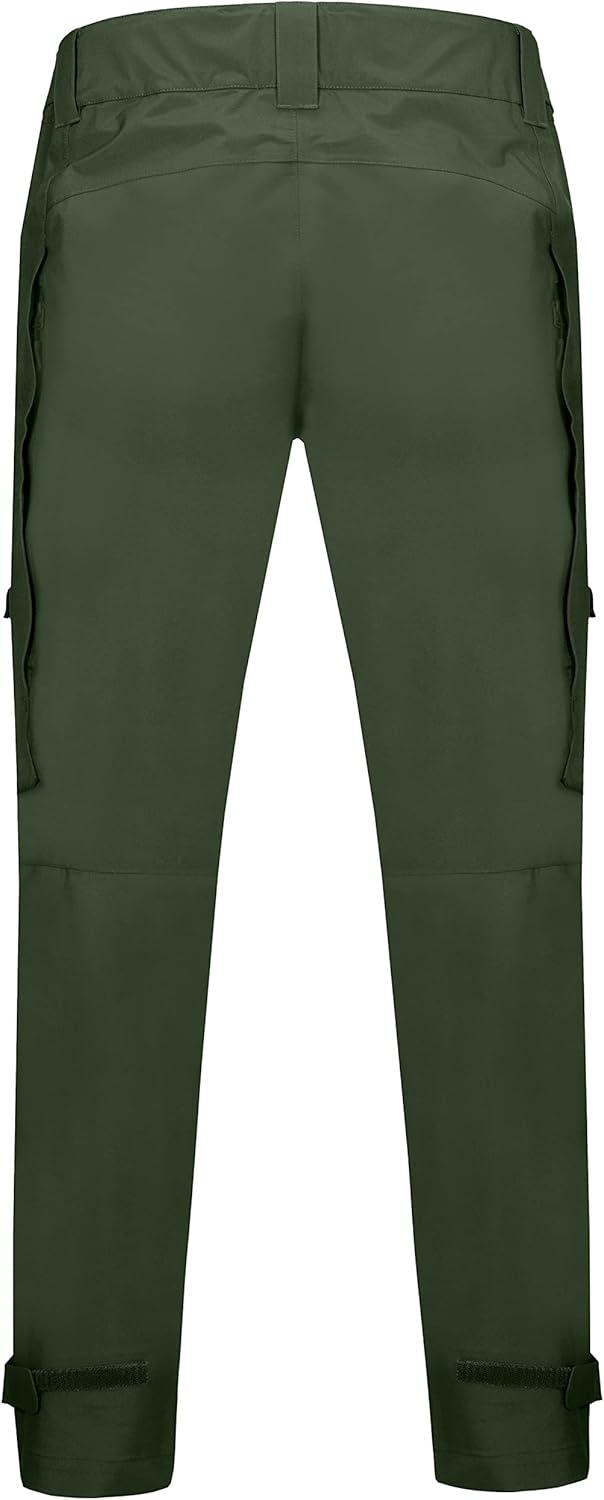 imageLittle Donkey Andy Mens Lightweight Waterproof Rain Pants Breathable Hiking Pant for Outdoor FishingB3 Deep Green