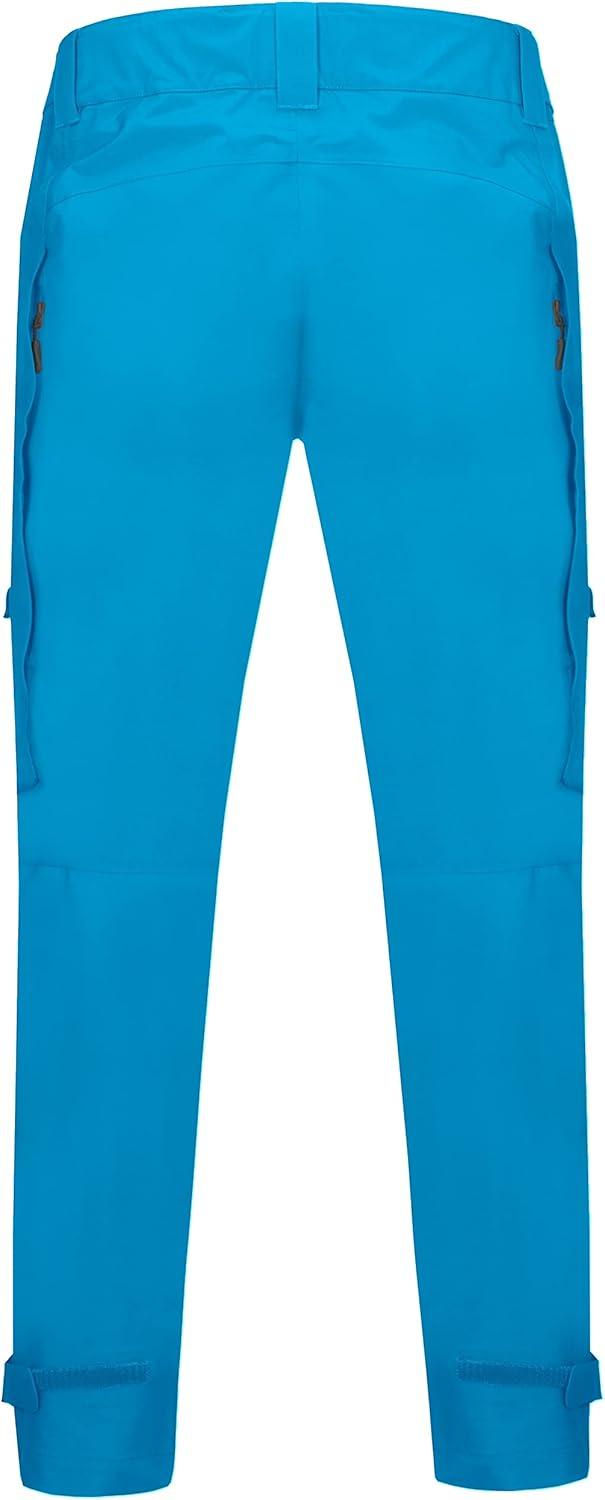 imageLittle Donkey Andy Mens Lightweight Waterproof Rain Pants Breathable Hiking Pant for Outdoor FishingB5 Bright Blue