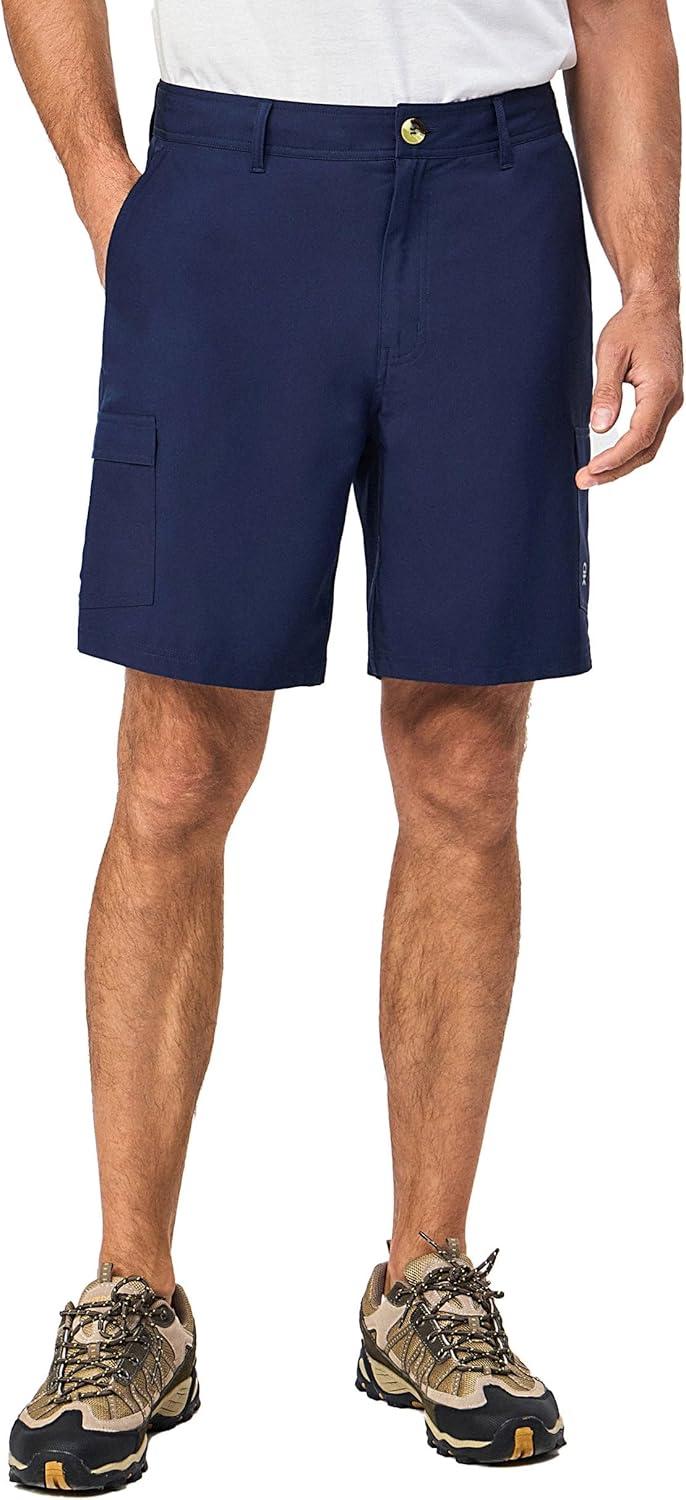 imageLittle Donkey Andy Mens Quick Dry Shorts Lightweight Bermuda with Pockets for Golf Hiking Camping TravelB Navy Blue
