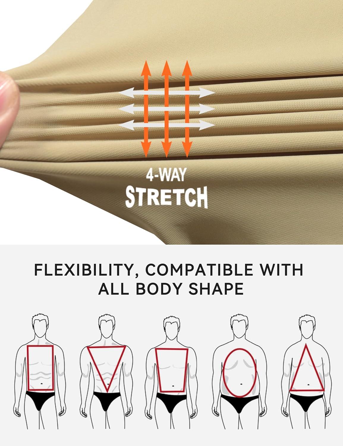 imageLittle Donkey Andy Mens QuickDrying Running Pants Stretch Cooling Performance Mens Joggers with PocketsKhaki