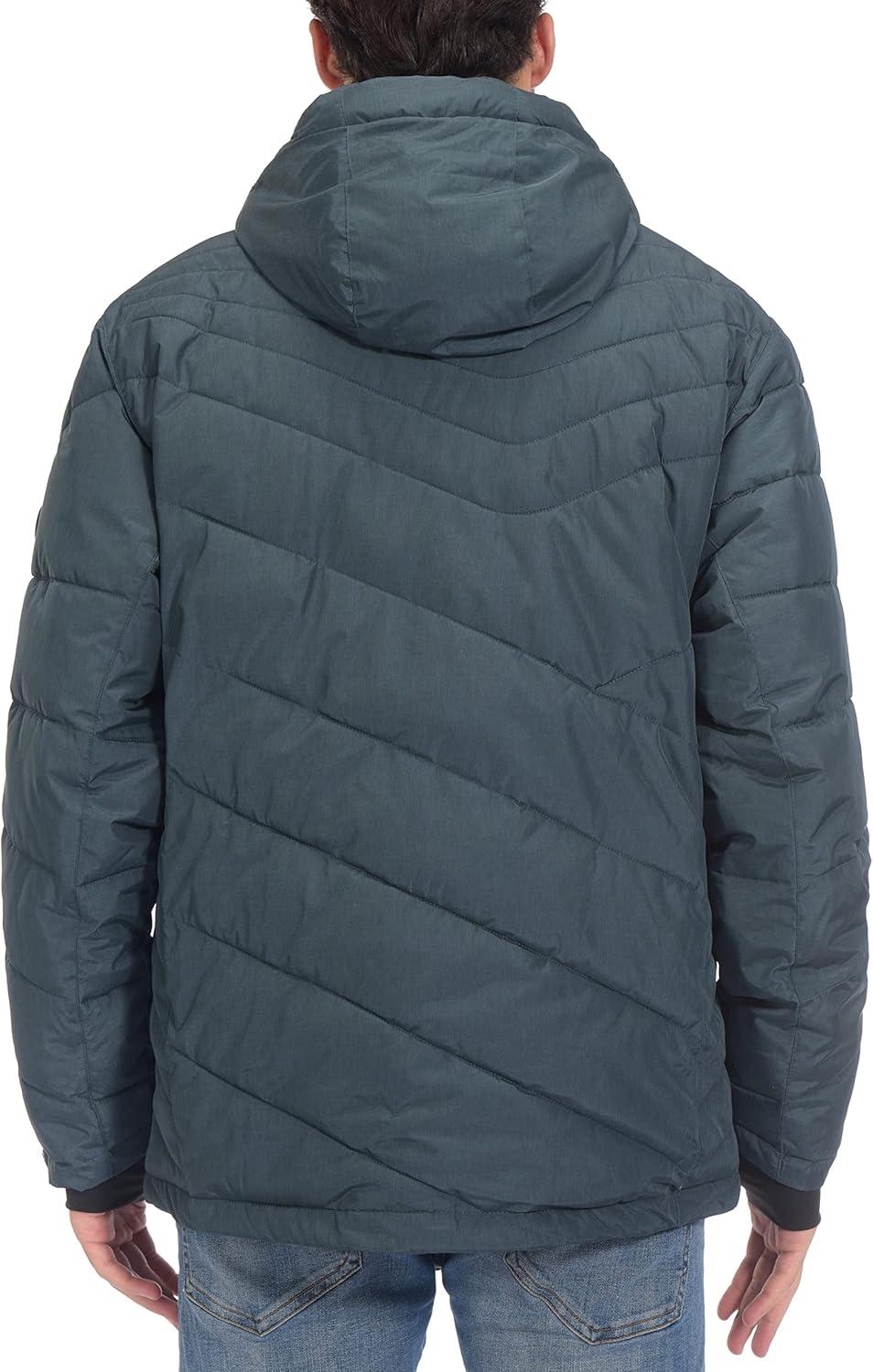imageLittle Donkey Andy Mens Warm Windproof Ski Insulated Jacket Water Repellent Winter Snowboarding Snow CoatBlue