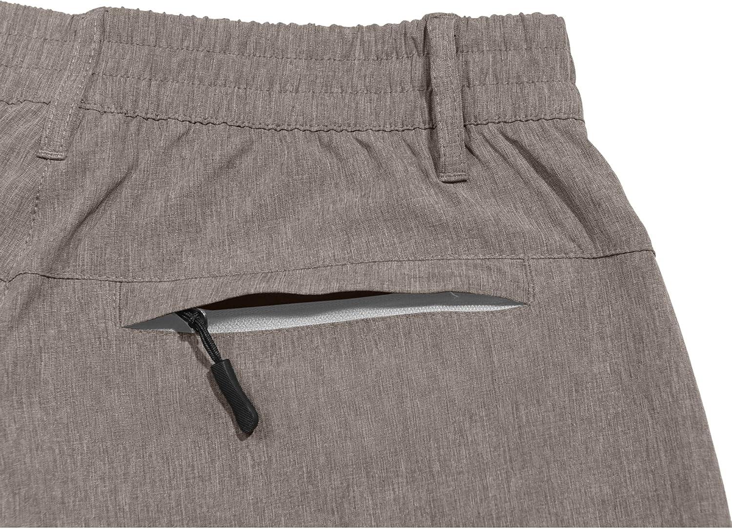 imageLittle Donkey Andy Womens 35 Inches Lightweight Stretch Quick Dry Shorts for Running Hiking GolfSteel Grey Heather