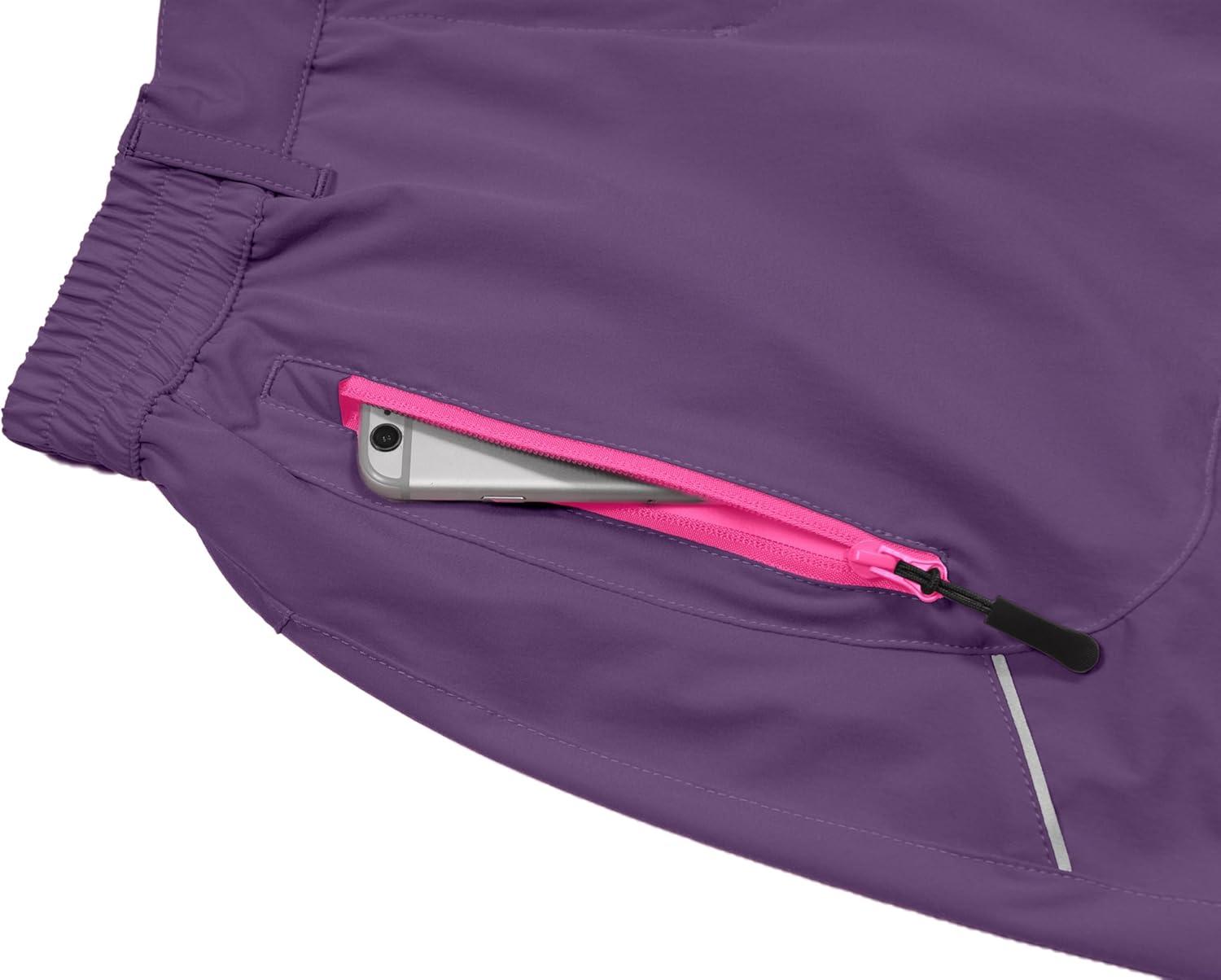 imageLittle Donkey Andy Womens 35 Inches Lightweight Stretch Quick Dry Shorts for Running Hiking GolfWood Violet