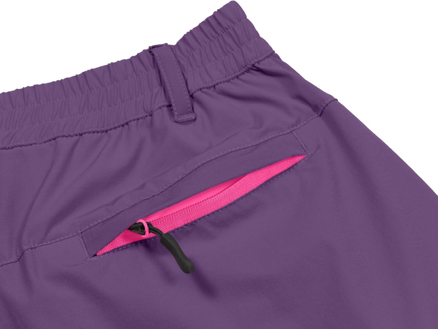 imageLittle Donkey Andy Womens 35 Inches Lightweight Stretch Quick Dry Shorts for Running Hiking GolfWood Violet