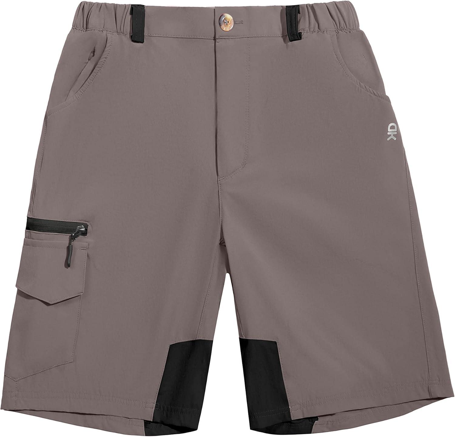 imageLittle Donkey Andy Womens Golf Hiking Shorts Lightweight Quick Dry Outdoor Summer Shorts with Pockets 9 inchGrey