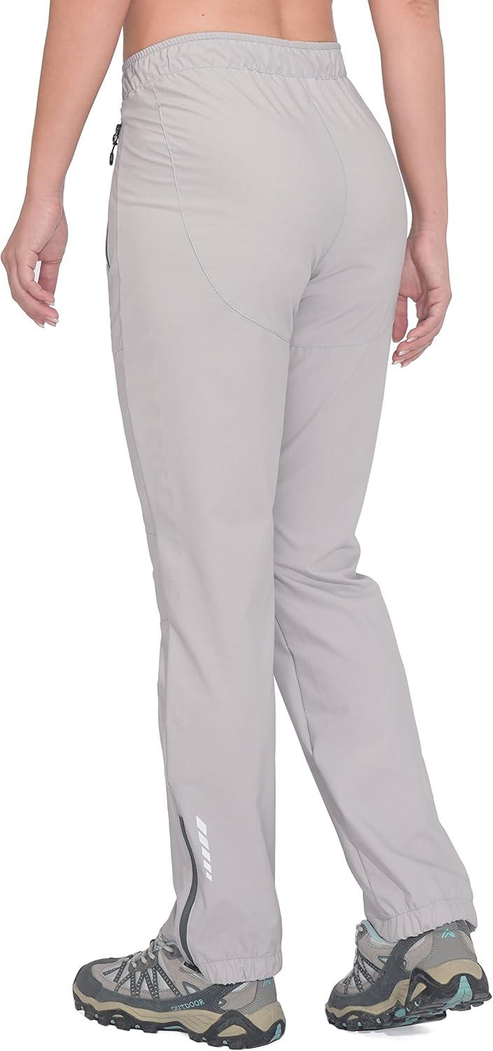 imageLittle Donkey Andy Womens Lightweight Quick Dry Hiking Pants Reinforced Knees UPF 50 for Mountain Climbing Camping2agray