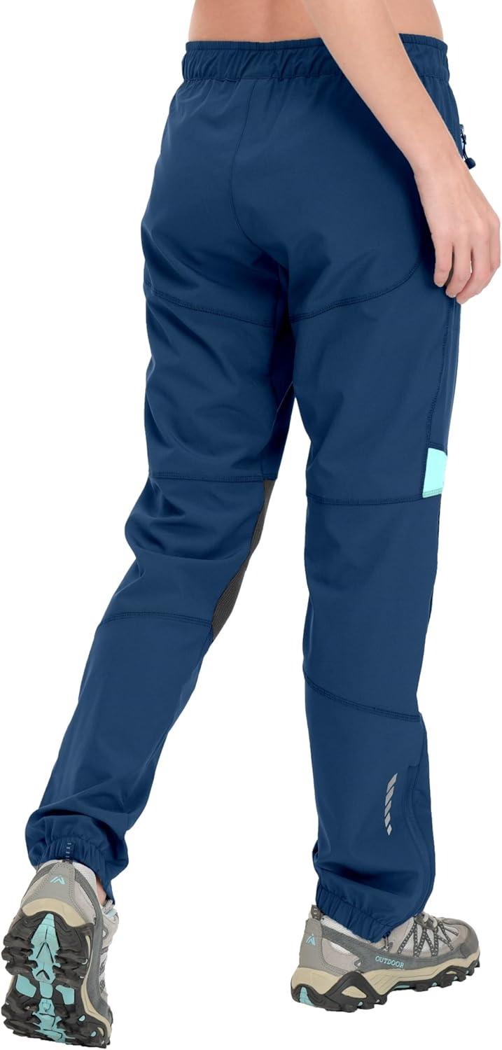 imageLittle Donkey Andy Womens Lightweight Quick Dry Hiking Pants Reinforced Knees UPF 50 for Mountain Climbing Camping4deep Blue