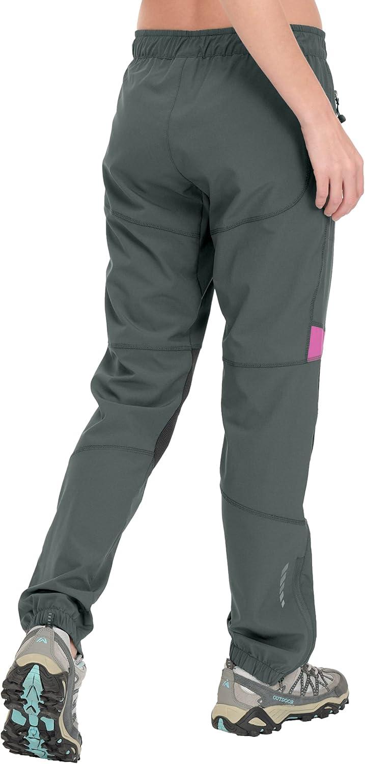 imageLittle Donkey Andy Womens Lightweight Quick Dry Hiking Pants Reinforced Knees UPF 50 for Mountain Climbing Camping7deep Gray