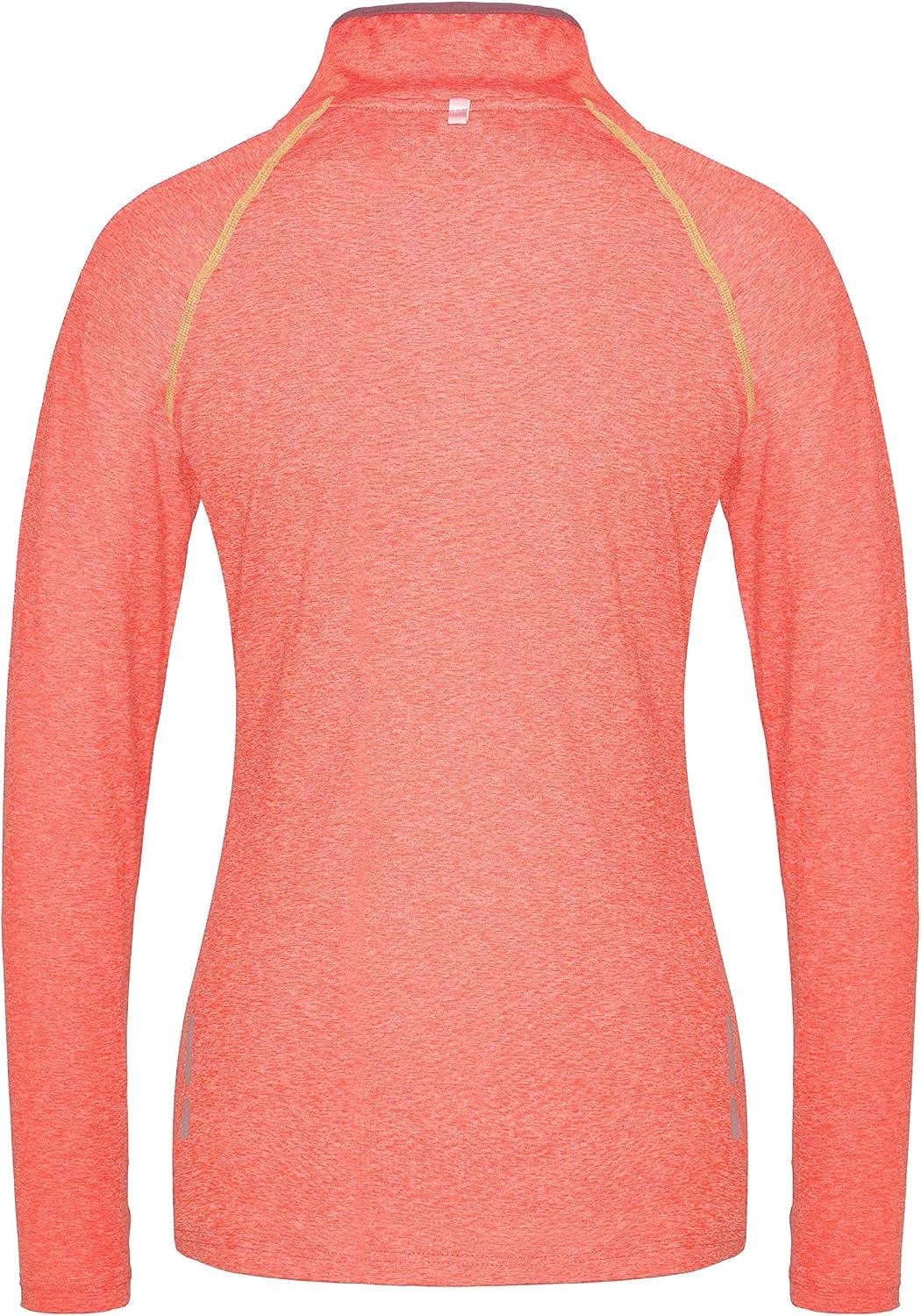 imageLittle Donkey Andy Womens Long Sleeve Running Shirts Workout Gym Sports TShirt Quick DryOrange