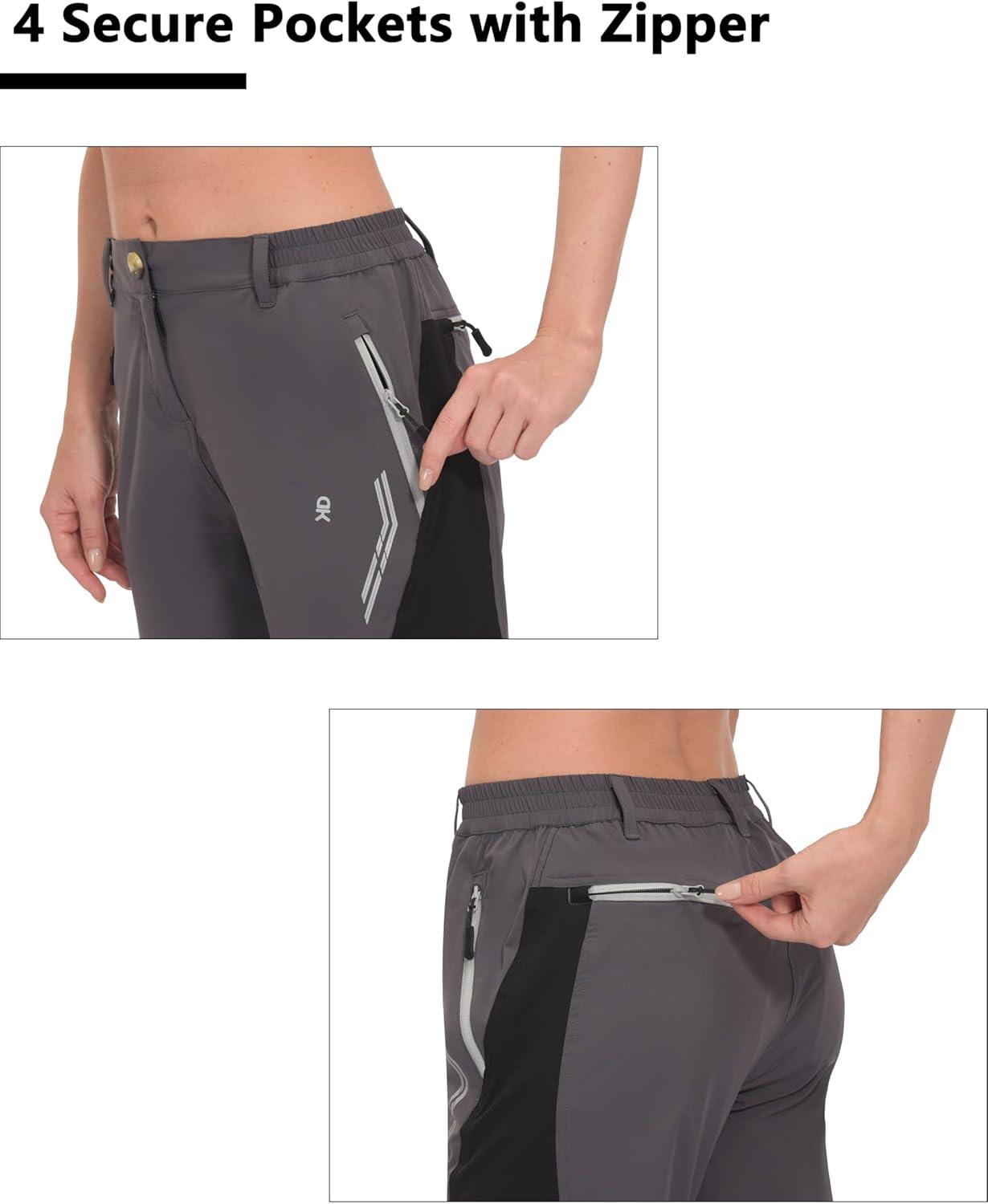 imageLittle Donkey Andy Womens Quick Dry Lightweight Hiking PantsGreyBlack
