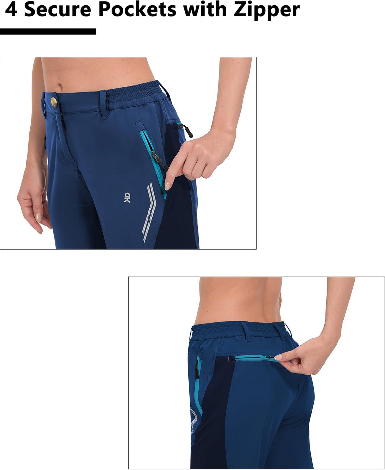 imageLittle Donkey Andy Womens Quick Dry Lightweight Hiking PantsNavy BlueDark Blue
