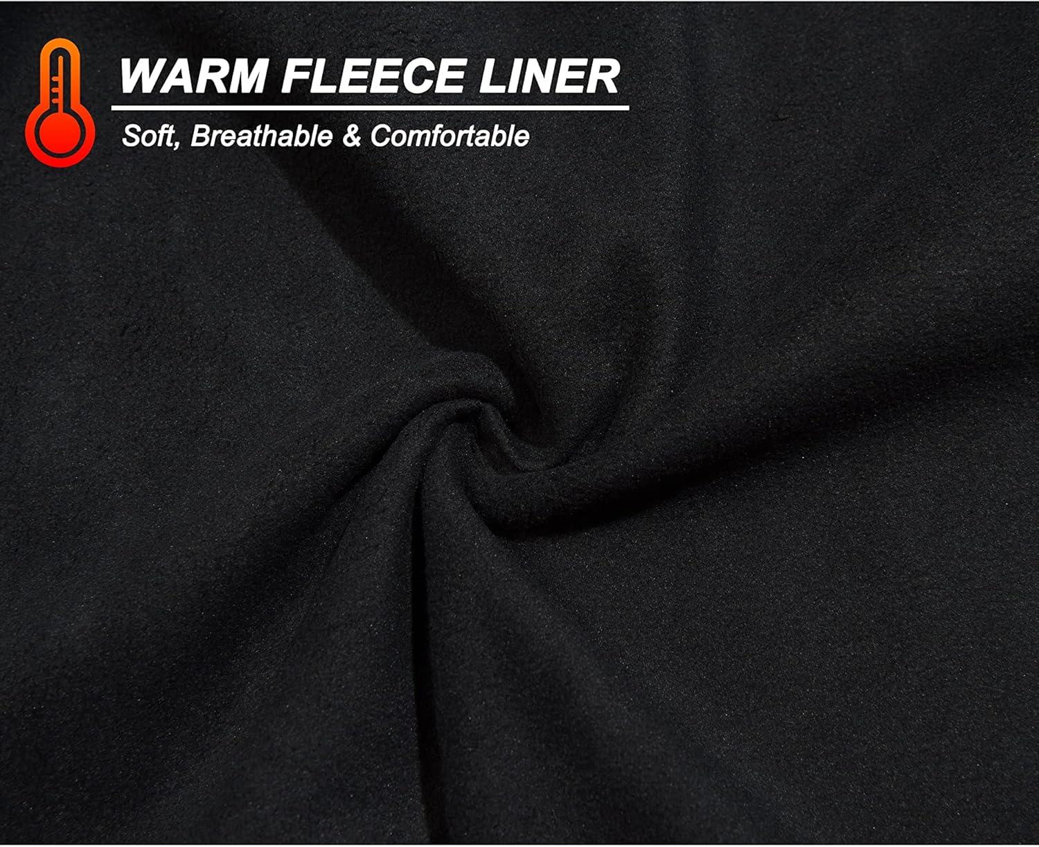 imageLittle Donkey Andy Womens Softshell Jacket Hooded Windproof Fleece Lined Jackets LightweightDblack Floral