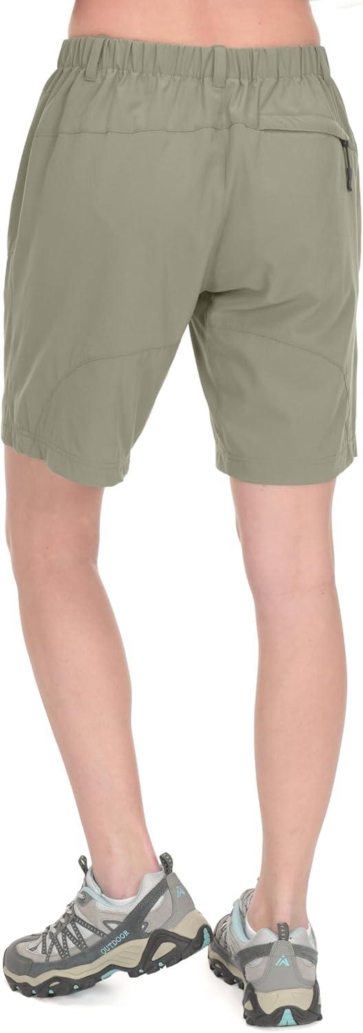 imageLittle Donkey Andy Womens Stretch Quick Dry Cargo Shorts for Hiking TravelB4 Silver Sage