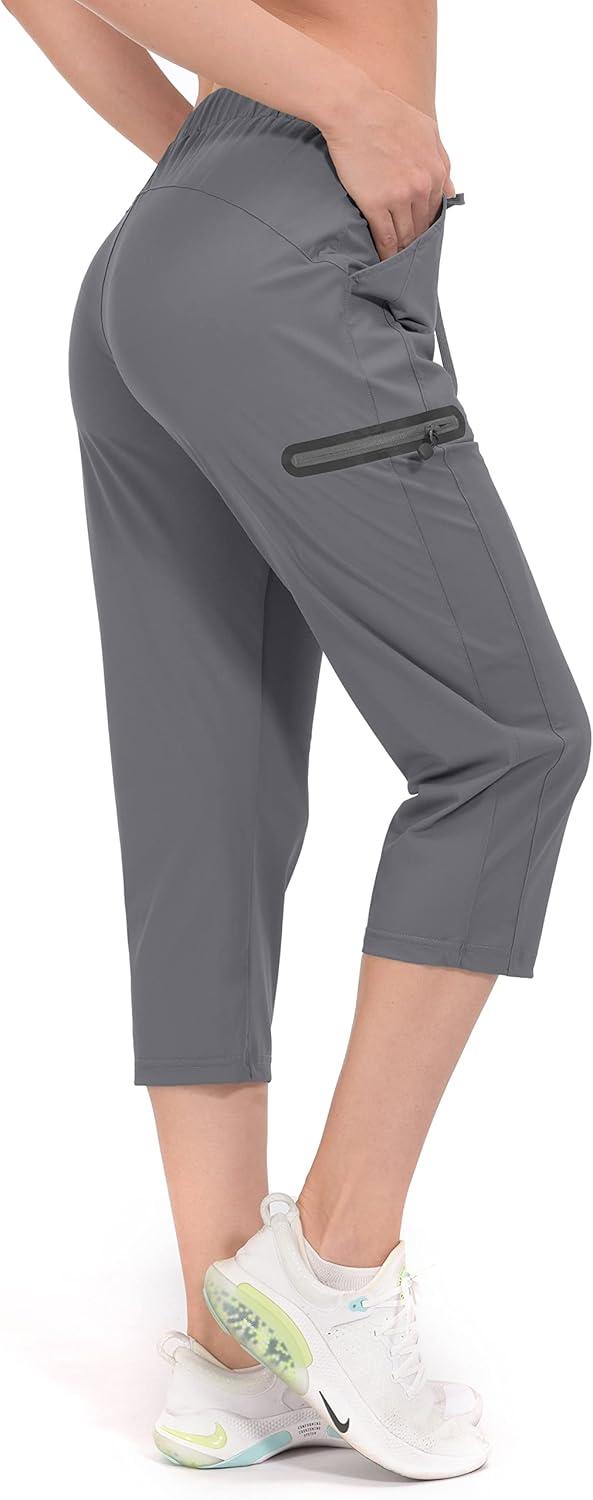 imageLittle Donkey Andy womens CapriB2 Gray Capri Pants