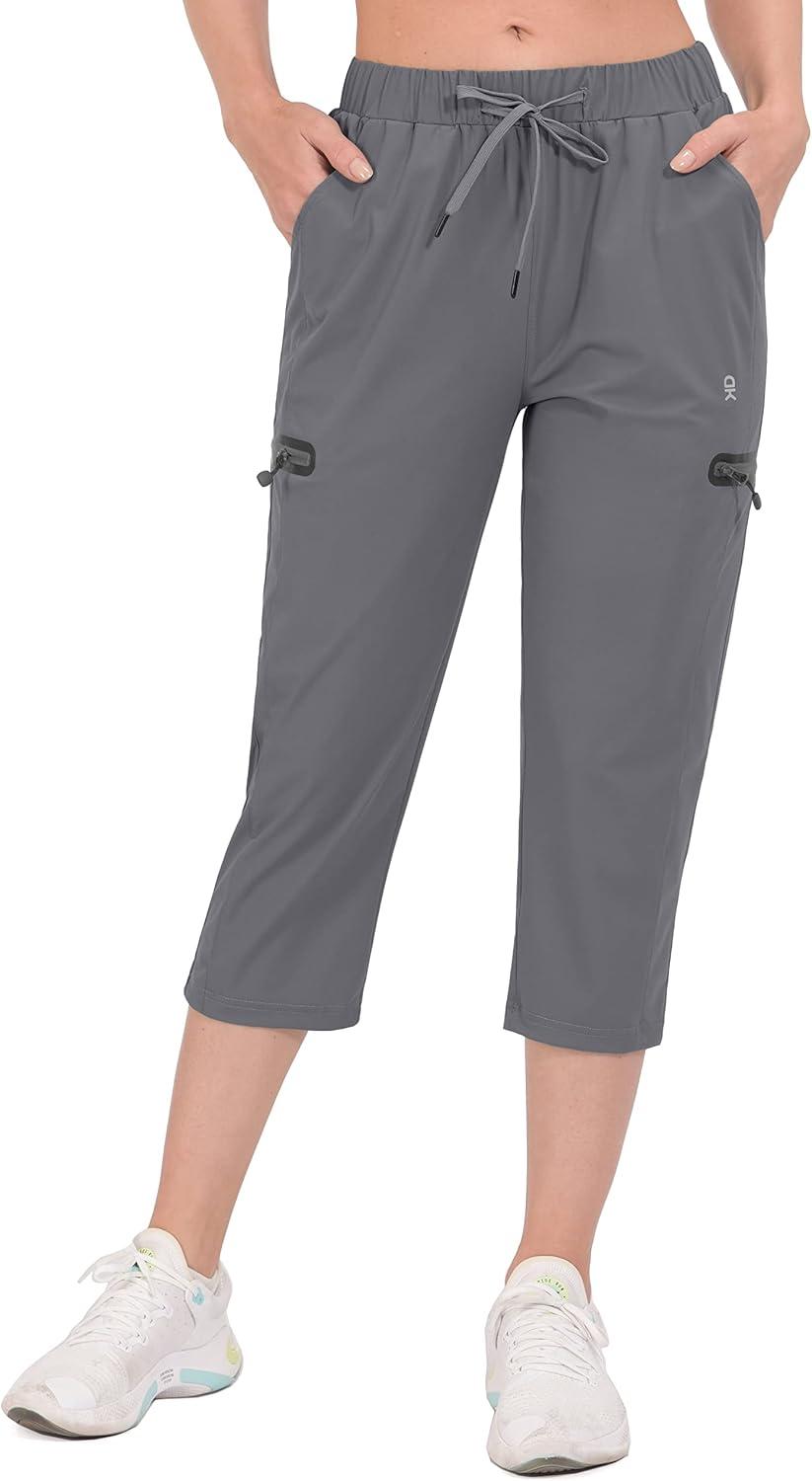 imageLittle Donkey Andy womens CapriB2 Gray Capri Pants
