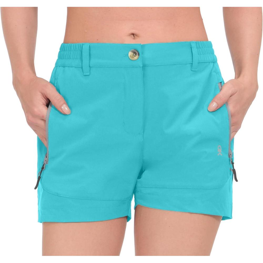 imageLittle Donkey Andy Womens 35 Inches Lightweight Stretch Quick Dry Shorts for Running Hiking GolfAutigua Sand