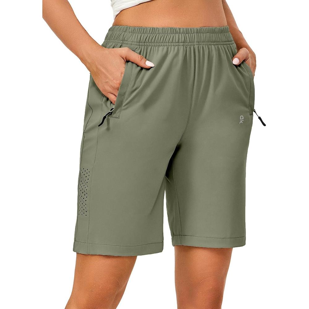 imageLittle Donkey Andy Womens Stretch Hiking Shorts Quick Dry Lightweight Athletic Shorts for Running GolfSage