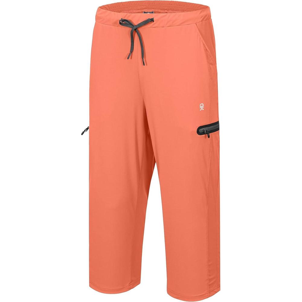 imageLittle Donkey Andy mens CapriB9 Orange Capri Pants