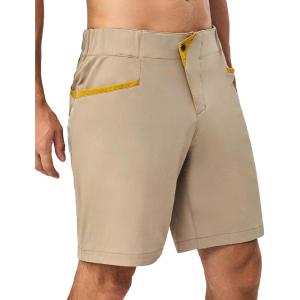 Little Donkey Andy Men’s Casual Shorts 9 Inch Inseam Stretch Running Golf Hiking Shorts with 4 Pockets(Beige)