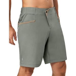 Little Donkey Andy Men’s Casual Shorts 9 Inch Inseam Stretch Running Golf Hiking Shorts with 4 Pockets(Green)