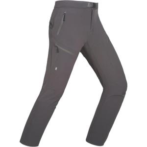 Little Donkey Andy Men’s Lightweight Fishing Pants with Belt 5 Zip Pockets Waterproof Quick-Dry Travel Hiking Outdoor Pants(Grey)
