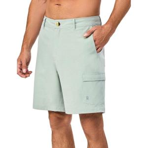 Little Donkey Andy Men’s Quick Dry Shorts Lightweight Bermuda with Pockets for Golf Hiking Camping Travel(B Glacier Green)