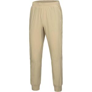 Little Donkey Andy Men’s Quick-Drying Running Pants, Stretch Cooling Performance Mens Joggers with Pockets(Khaki)
