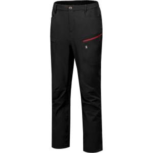 Little Donkey Andy Mens Rain Pants Waterproof Lightweight Breathable Rainproof Pants for Hiking Golf Fishing(Black)