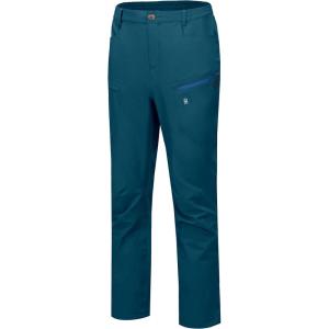 Little Donkey Andy Mens Rain Pants Waterproof Lightweight Breathable Rainproof Pants for Hiking Golf Fishing(Cyan Blue)