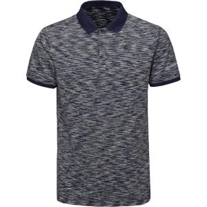 Little Donkey Andy Men’s Short Sleeve Polo Shirt Quick Dry Moisture Wicking Sun Protection Athletics Pullover Golf Shirt(Midnight Blue)