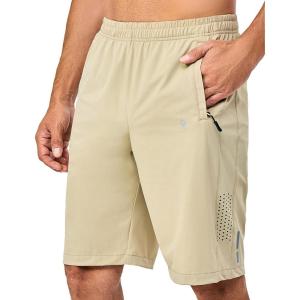 Little Donkey Andy Men’s Stretch Hiking Shorts Quick Dry Lightweight Athletic Shorts for Running Hiking(Khaki)