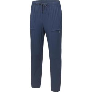Little Donkey Andy Men’s Ultra Stretch Quick Dry Cool Pants Drawstring Active Travel Hiking(Deep Blue)