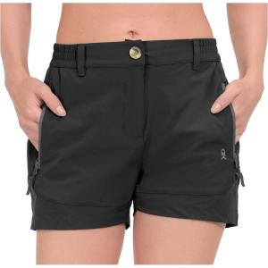 Little Donkey Andy Women’s 3.5 Inches Lightweight Stretch Quick Dry Shorts for Running Hiking Golf(Black)
