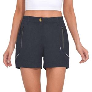 Little Donkey Andy Women’s 3.5 Inches Lightweight Stretch Quick Dry Shorts for Running Hiking Golf(Black Heather)