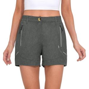 Little Donkey Andy Women’s 3.5 Inches Lightweight Stretch Quick Dry Shorts for Running Hiking Golf(Carbon Heather)