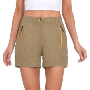 Little Donkey Andy Women’s 3.5 Inches Lightweight Stretch Quick Dry Shorts for Running Hiking Golf(Khaki Heather)