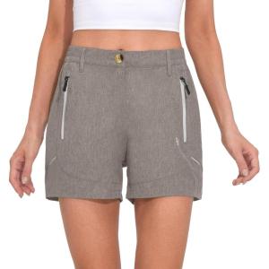Little Donkey Andy Women’s 3.5 Inches Lightweight Stretch Quick Dry Shorts for Running Hiking Golf(Steel Grey Heather)