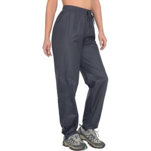 Little Donkey Andy Women’s Lightweight Packable Waterproof Rain Pants with Pockets for Hiking Travel Fishing(Grey)