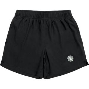 Little Donkey Andy Women’s Quick-Dry Running Shorts, High Waist Stretch Workout Hiking Bicycle Athletic Shorts with Liner(C1.built-in Brief- Black)