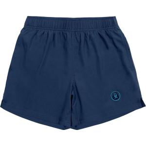 Little Donkey Andy Women’s Quick-Dry Running Shorts, High Waist Stretch Workout Hiking Bicycle Athletic Shorts with Liner(C2.built-in Brief-blue)