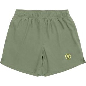 Little Donkey Andy Women’s Quick-Dry Running Shorts, High Waist Stretch Workout Hiking Bicycle Athletic Shorts with Liner(C5.built-in Brief- Sage)