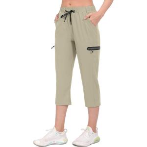 Little Donkey Andy womens Capri(B13. Khaki (Capri Pants))