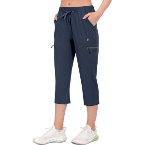Little Donkey Andy womens Capri(B3. Navy Blue (Capri Pants))