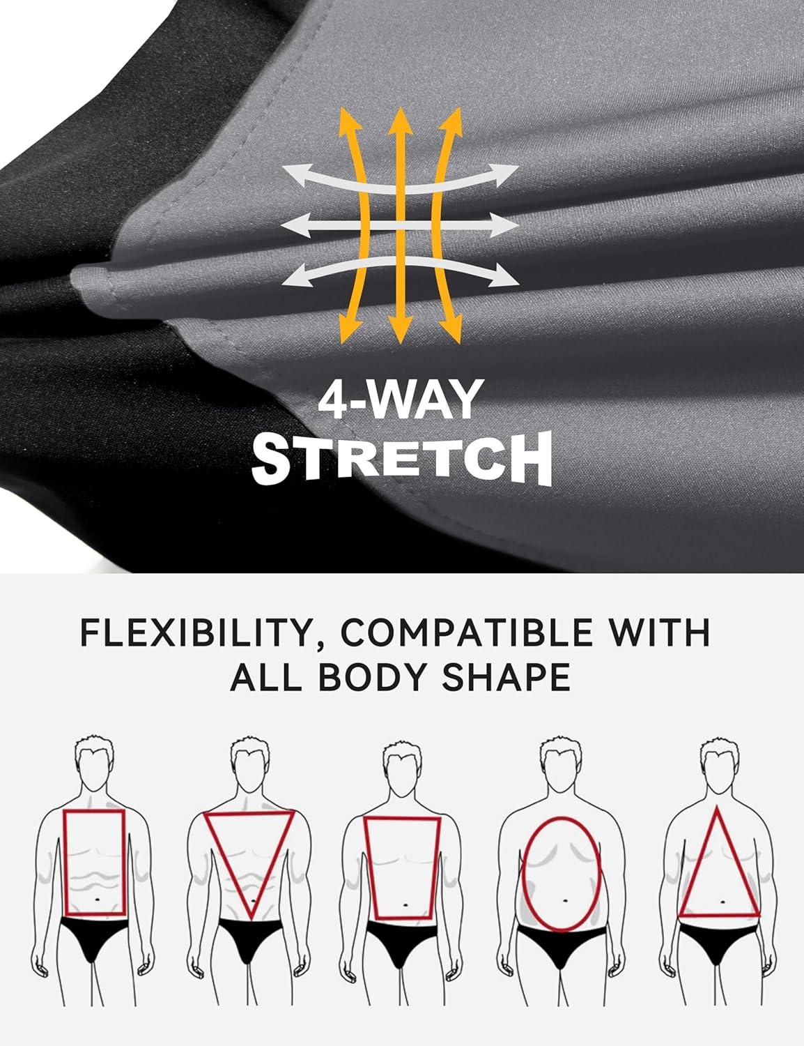 imageLittle Donkey Andy Mens Lightweight Softshell Vest Windproof Sleeveless Jacket for Running Hiking Cycling GolfGrey