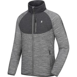 Little Donkey Andy Men’s High Performance Thermal Jackets for Running Golf Hiking Lightweight Windproof Warm(Dark Grey Heather)