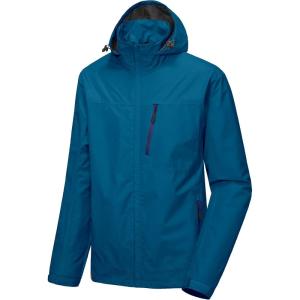 Little Donkey Andy Men’s Waterproof Rain Jacket Outdoor Lightweight Hooded Raincoat for Hiking Golf Travel Fishing(A4.blue)